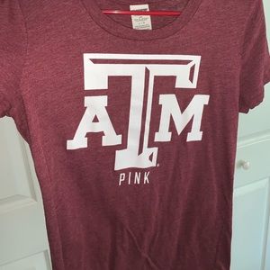 Maroon PINK TEXAS Shirt